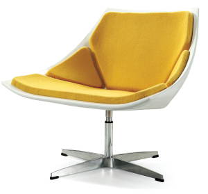 Upholstery Fiberglass Chair
