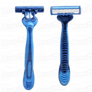 Triple Blade Rubber Handle Lady Razor