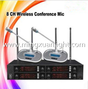 GS8008 8channels UHF Wireless Conference Room Microphone