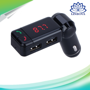 Hands-Free Bluetooth Car Kit MP3 Player USB Disk Aux FM Transmitter Car Charger