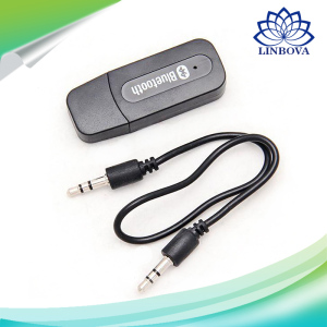 Mini Aux USB Bluetooth Audio Music Adapter Receiver for Audio and Car